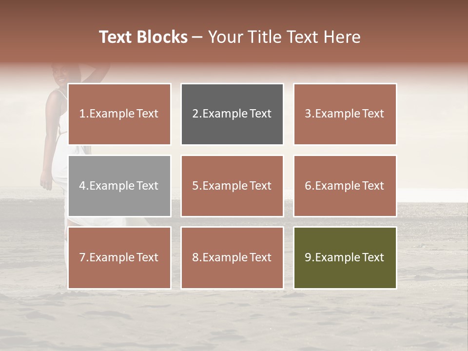 Black Style Dancer PowerPoint Template