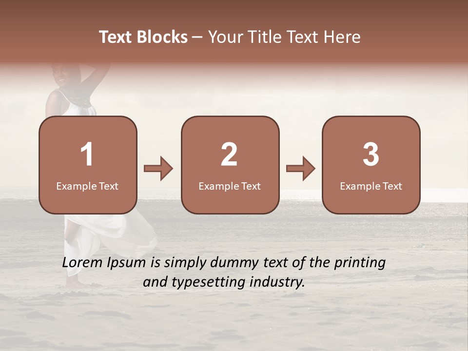 Black Style Dancer PowerPoint Template