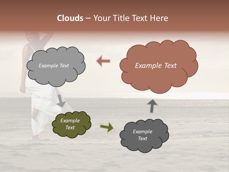 Black Style Dancer PowerPoint Template