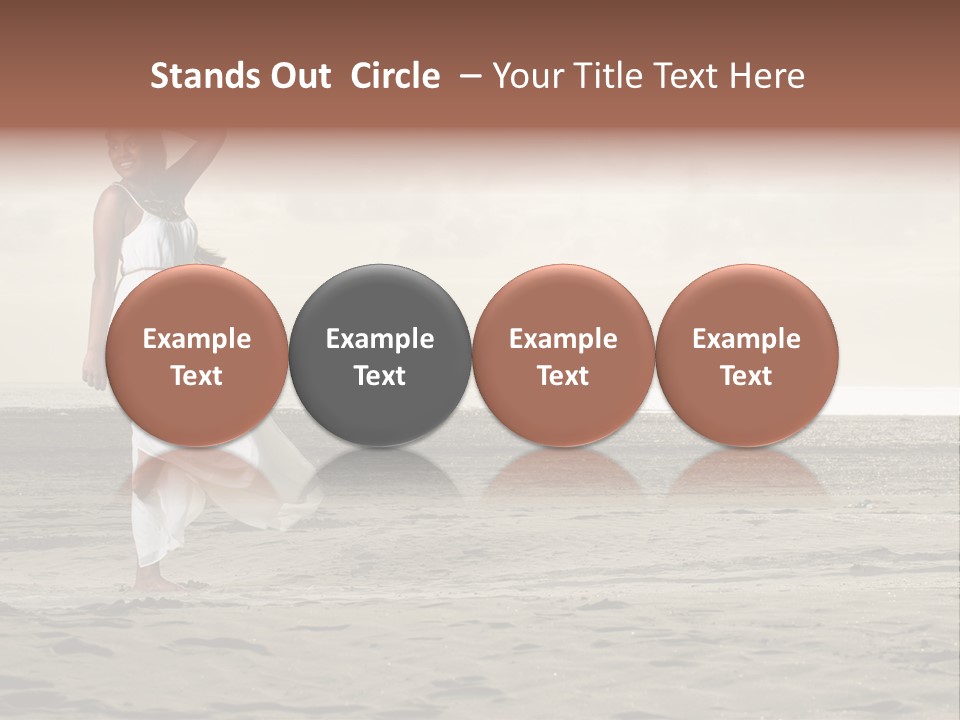 Black Style Dancer PowerPoint Template