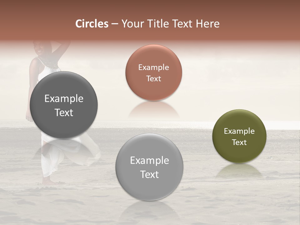 Black Style Dancer PowerPoint Template