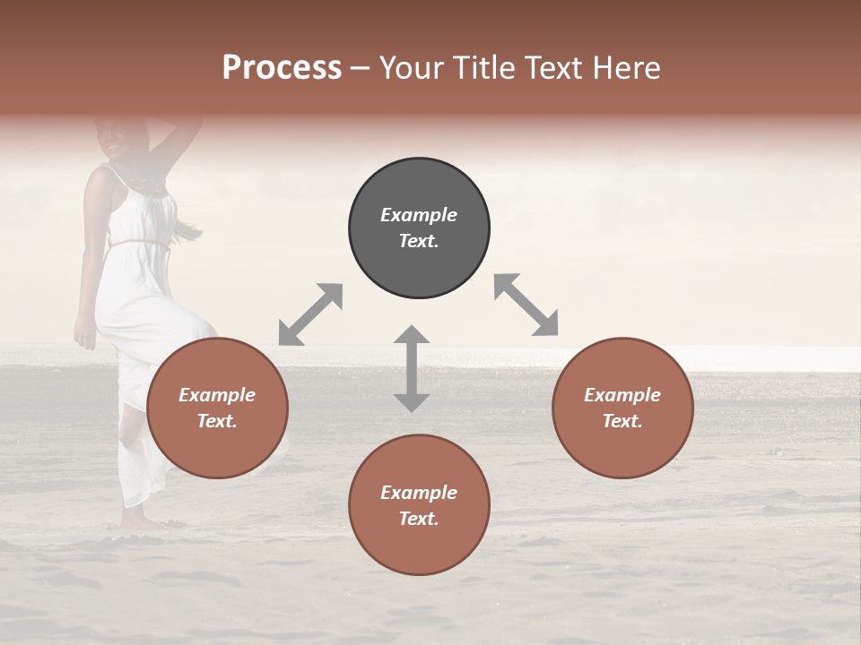 Black Style Dancer PowerPoint Template