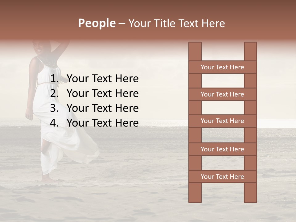 Black Style Dancer PowerPoint Template