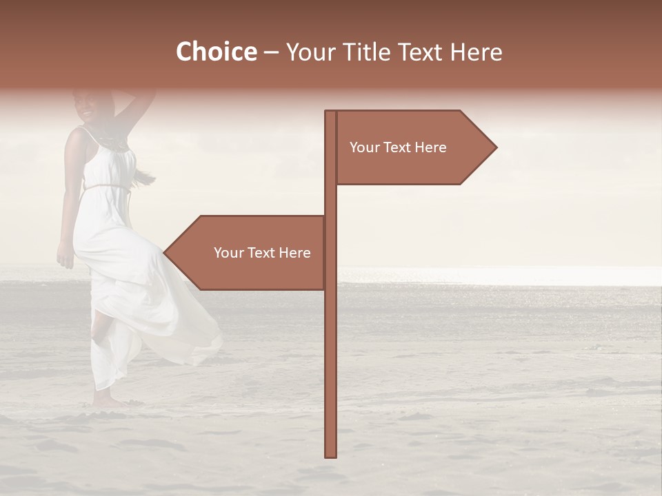 Black Style Dancer PowerPoint Template