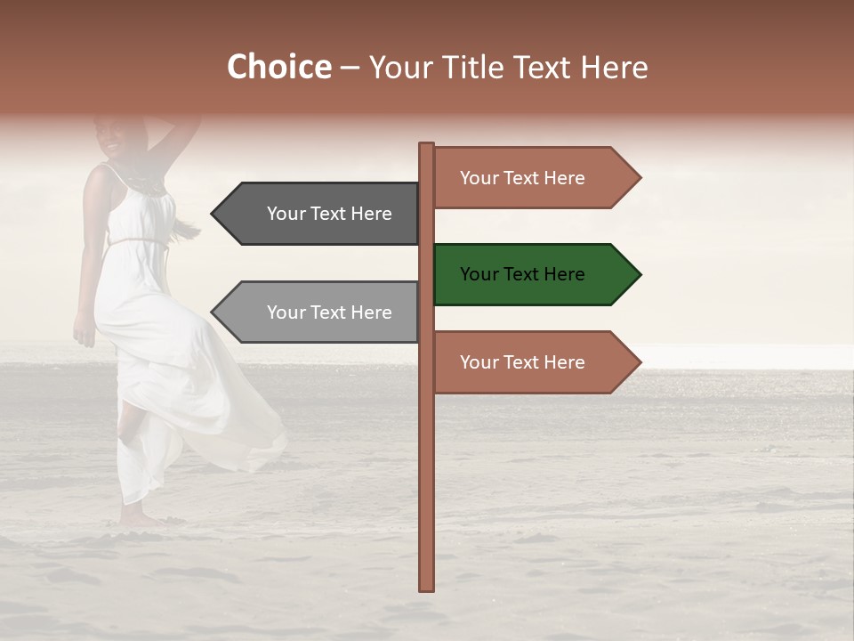 Black Style Dancer PowerPoint Template