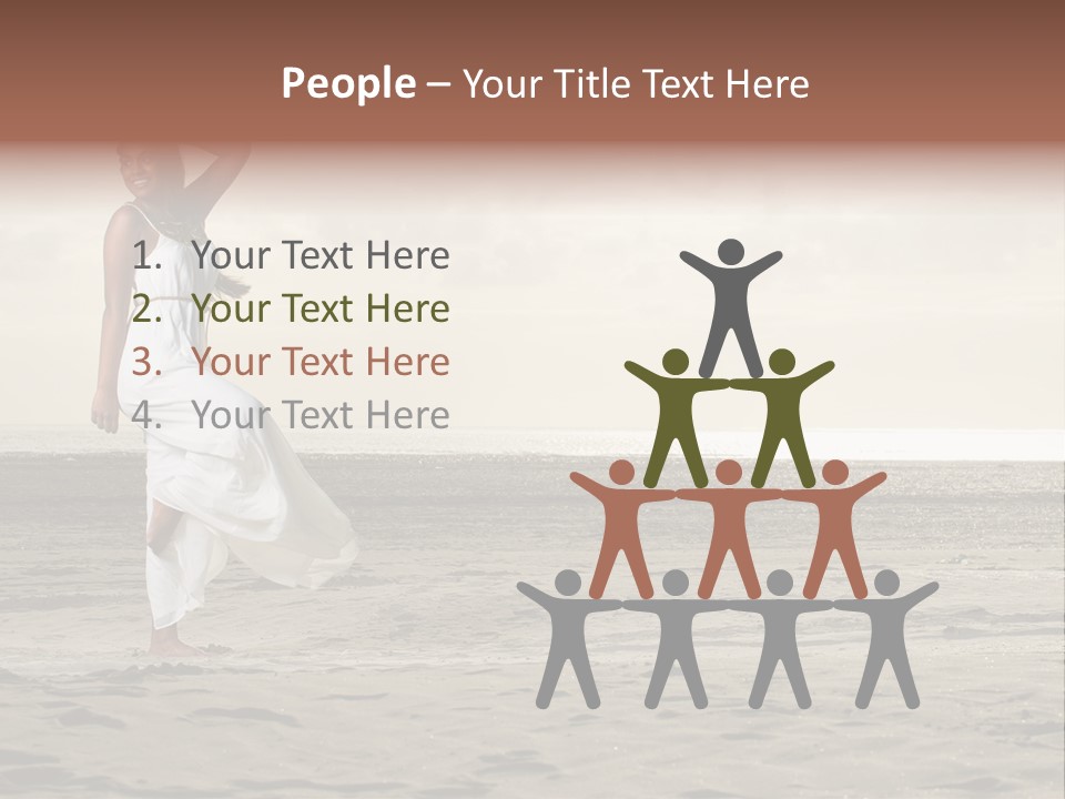 Black Style Dancer PowerPoint Template