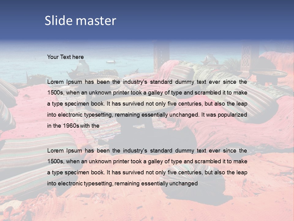 Idyllic Red Holiday PowerPoint Template