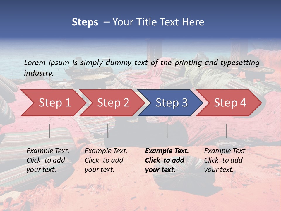 Idyllic Red Holiday PowerPoint Template
