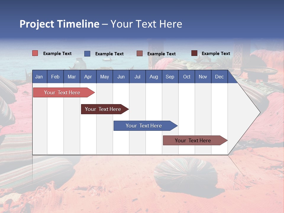 Idyllic Red Holiday PowerPoint Template