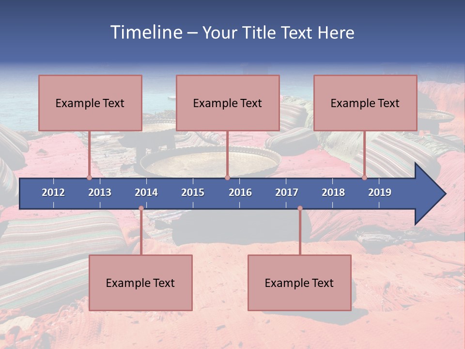 Idyllic Red Holiday PowerPoint Template