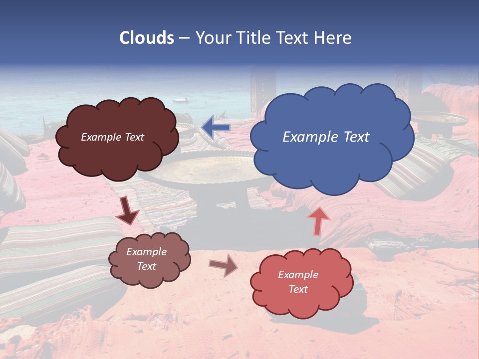 Idyllic Red Holiday PowerPoint Template