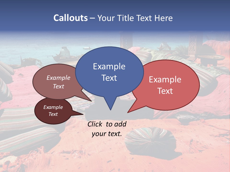 Idyllic Red Holiday PowerPoint Template