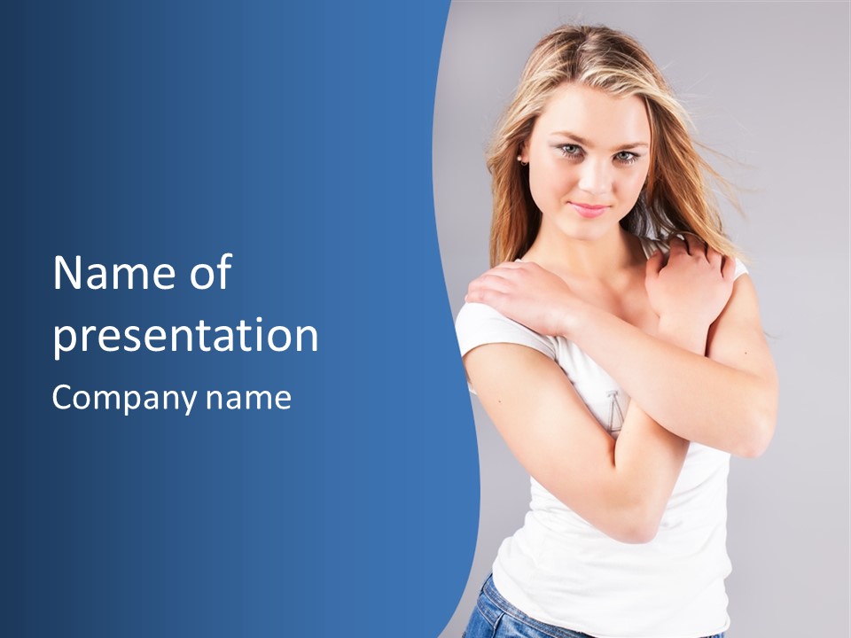 Adult Glamour Skin PowerPoint Template