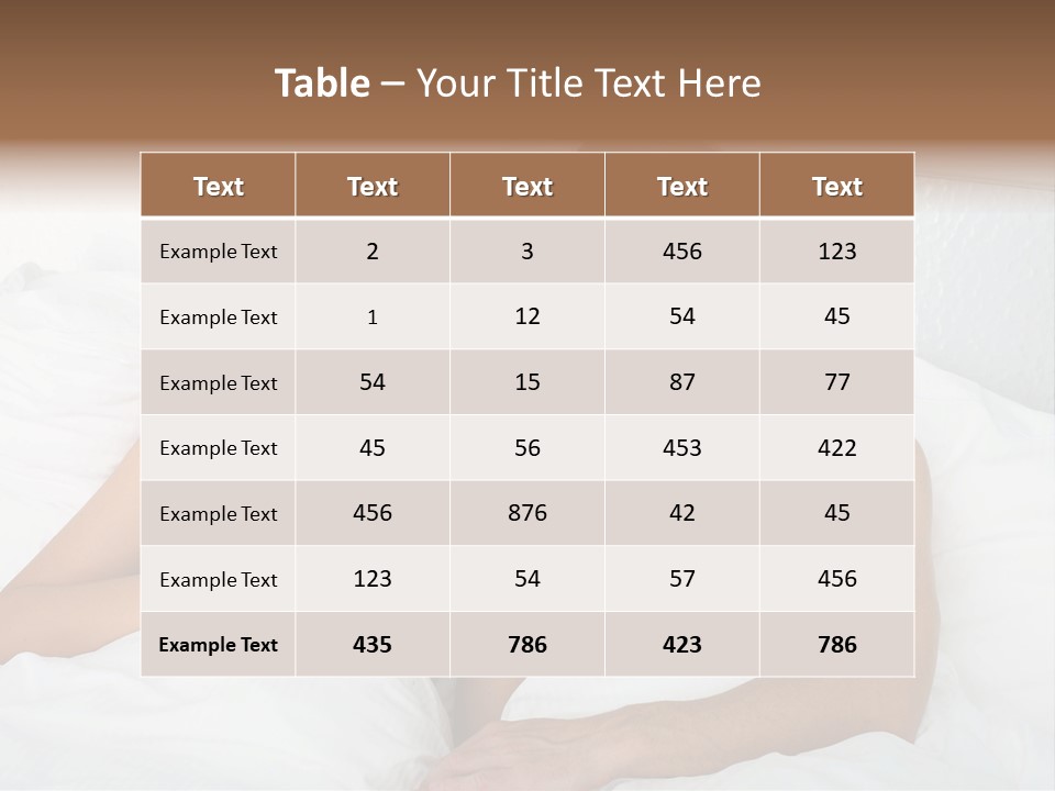 Hugging Caucasian Husband PowerPoint Template