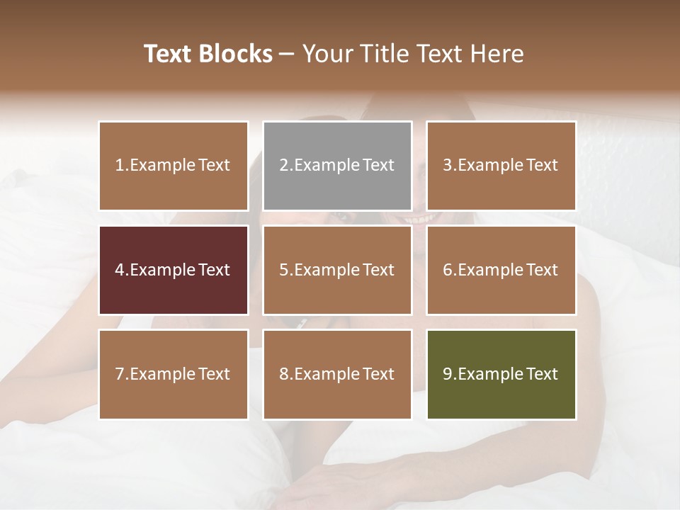 Hugging Caucasian Husband PowerPoint Template