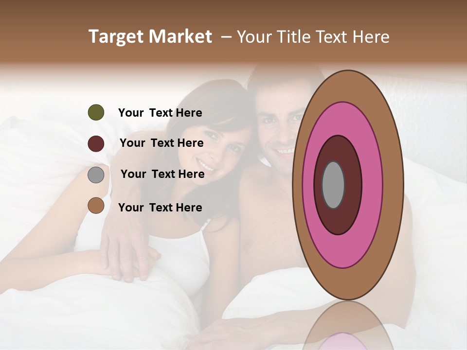 Hugging Caucasian Husband PowerPoint Template