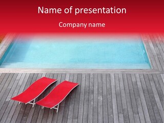 Deckchairs Large Deck PowerPoint Template