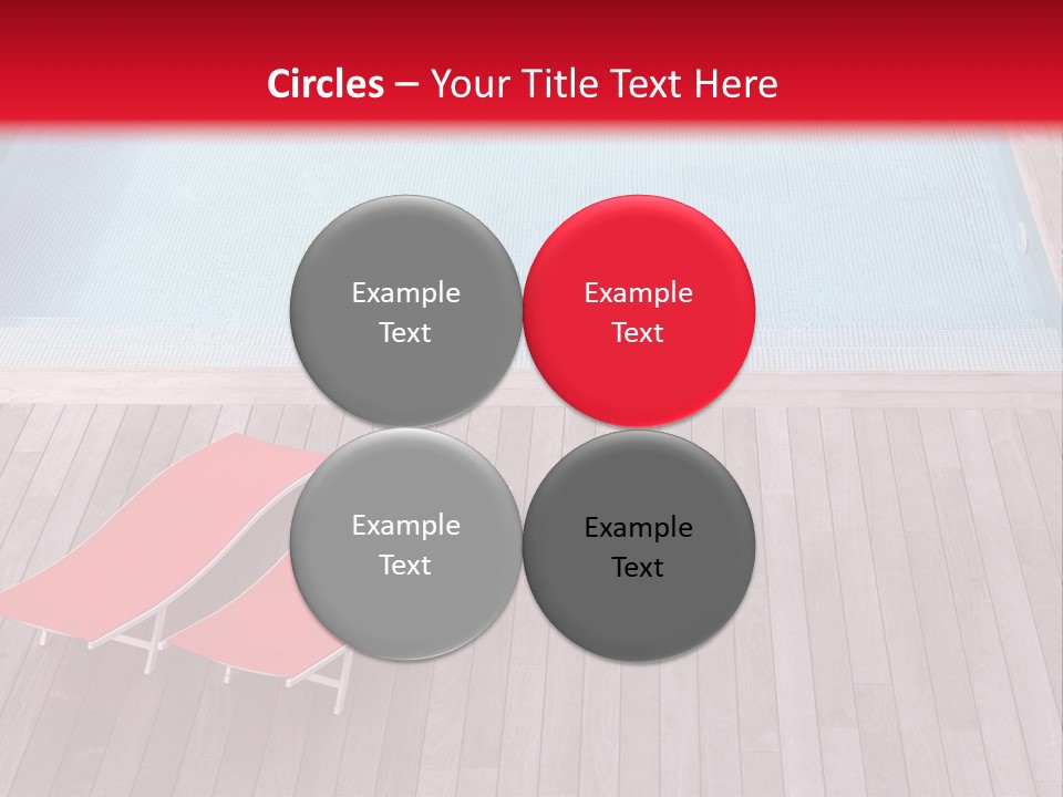 Deckchairs Large Deck PowerPoint Template