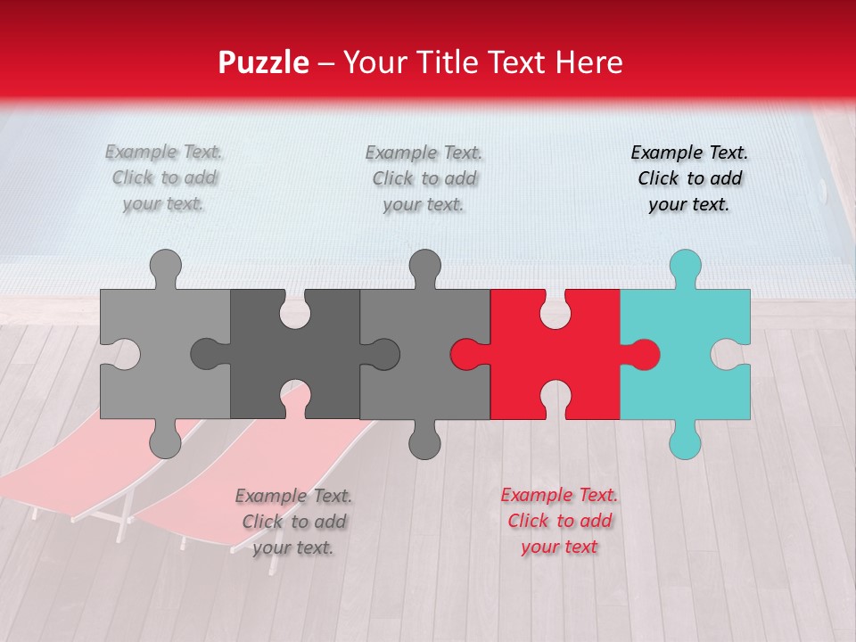 Deckchairs Large Deck PowerPoint Template