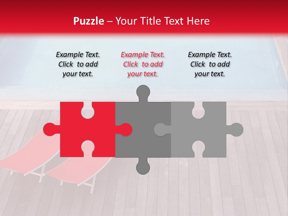 Deckchairs Large Deck PowerPoint Template