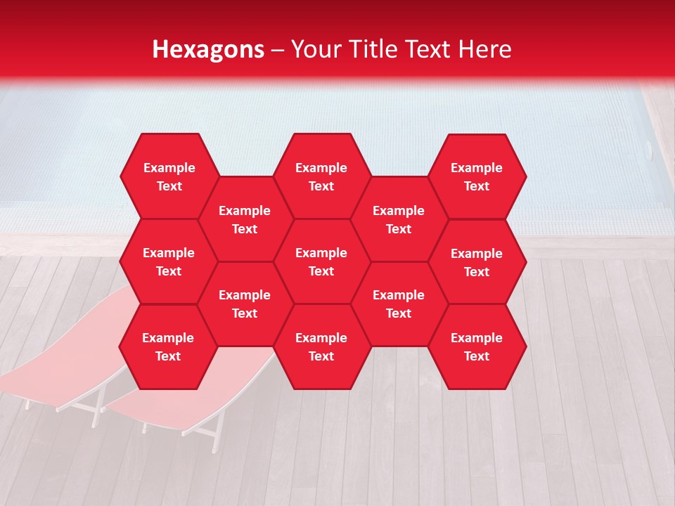 Deckchairs Large Deck PowerPoint Template