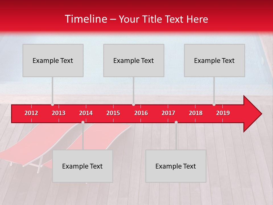 Deckchairs Large Deck PowerPoint Template