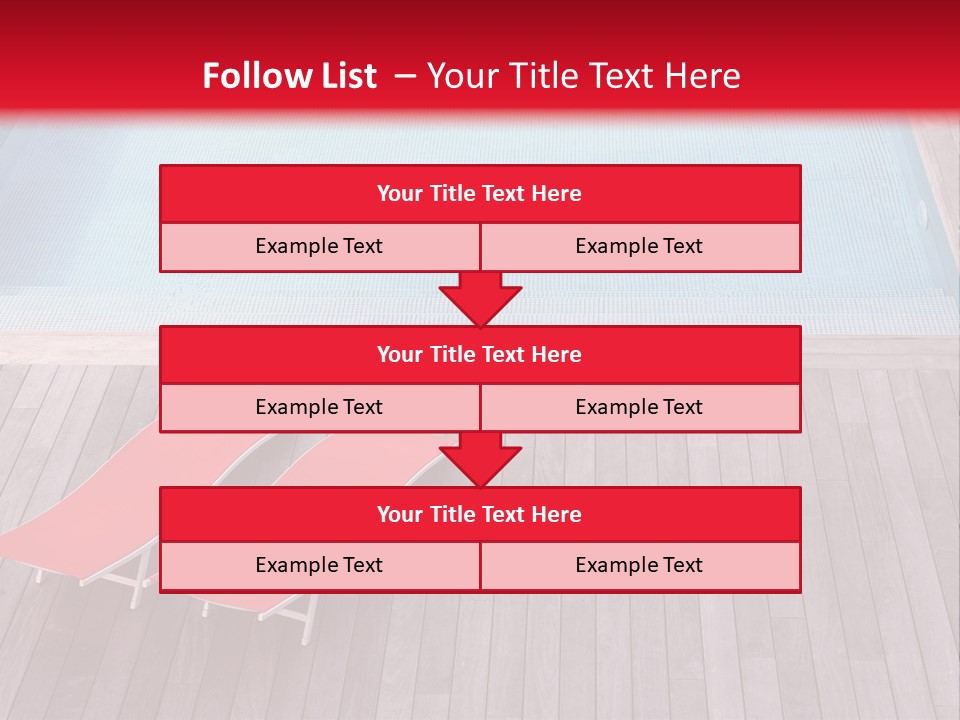 Deckchairs Large Deck PowerPoint Template