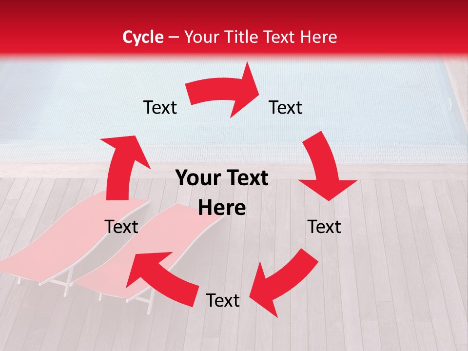 Deckchairs Large Deck PowerPoint Template