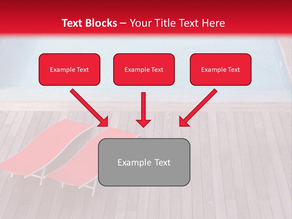 Deckchairs Large Deck PowerPoint Template