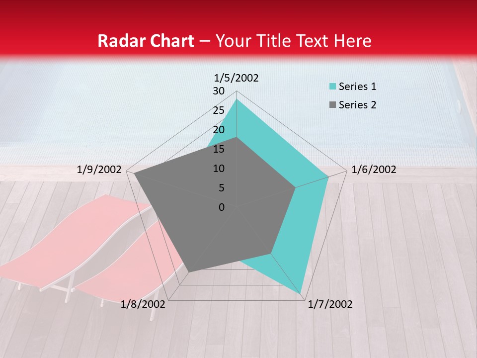 Deckchairs Large Deck PowerPoint Template