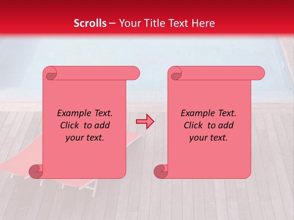 Deckchairs Large Deck PowerPoint Template