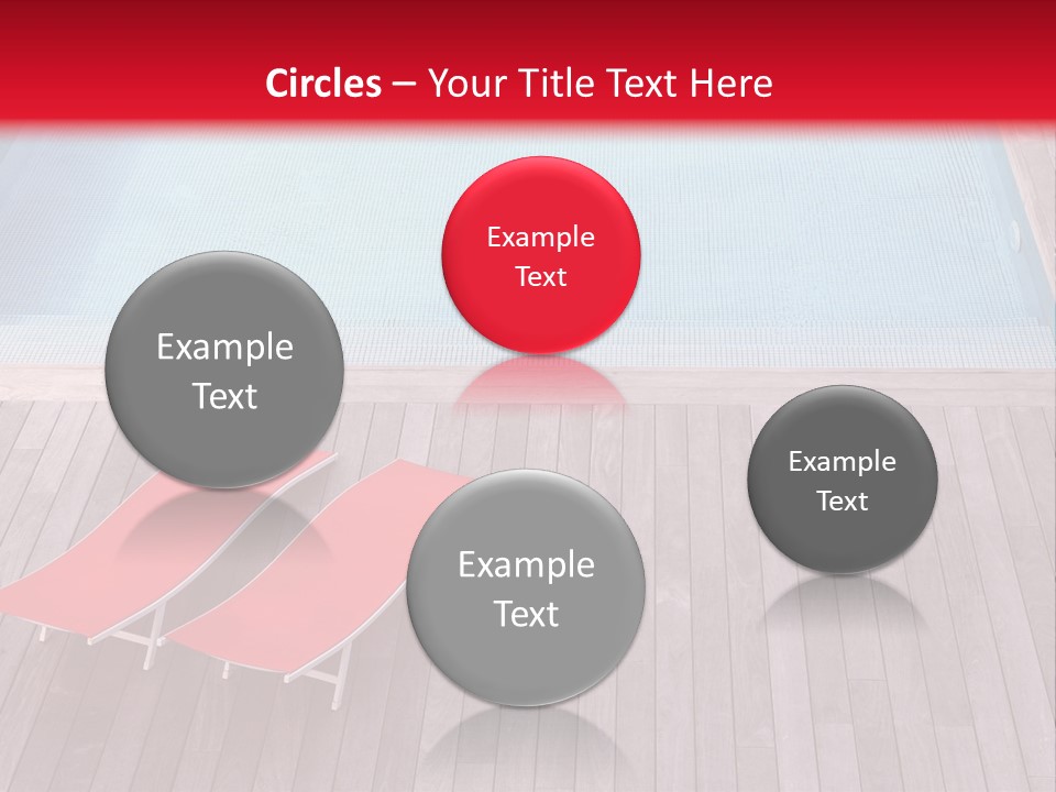 Deckchairs Large Deck PowerPoint Template