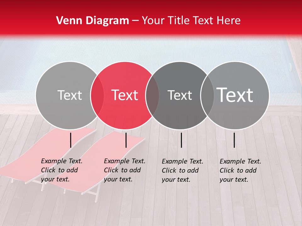 Deckchairs Large Deck PowerPoint Template