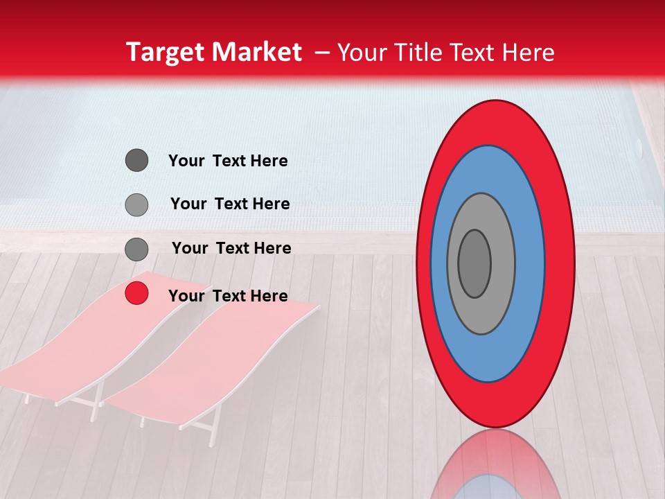 Deckchairs Large Deck PowerPoint Template