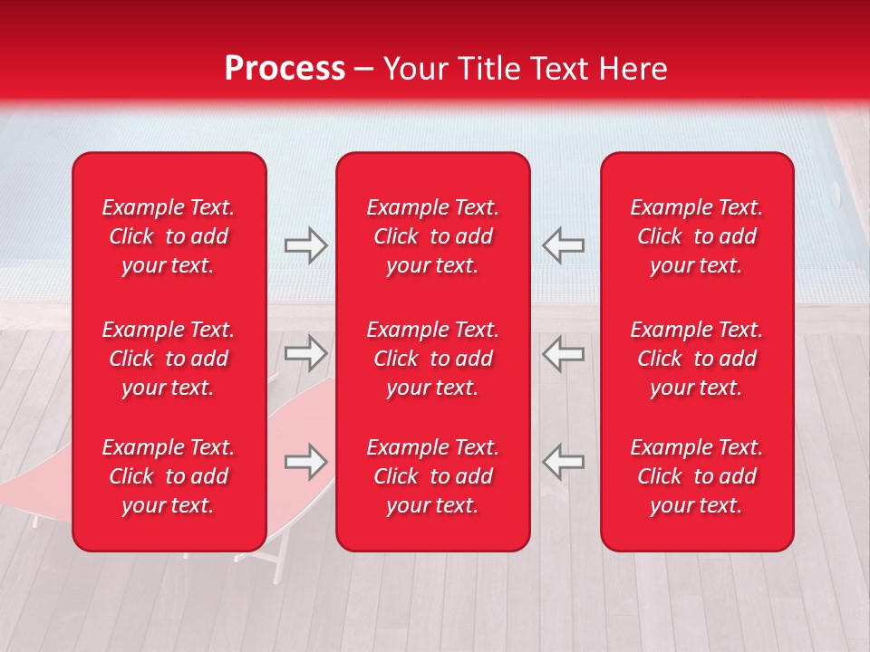 Deckchairs Large Deck PowerPoint Template