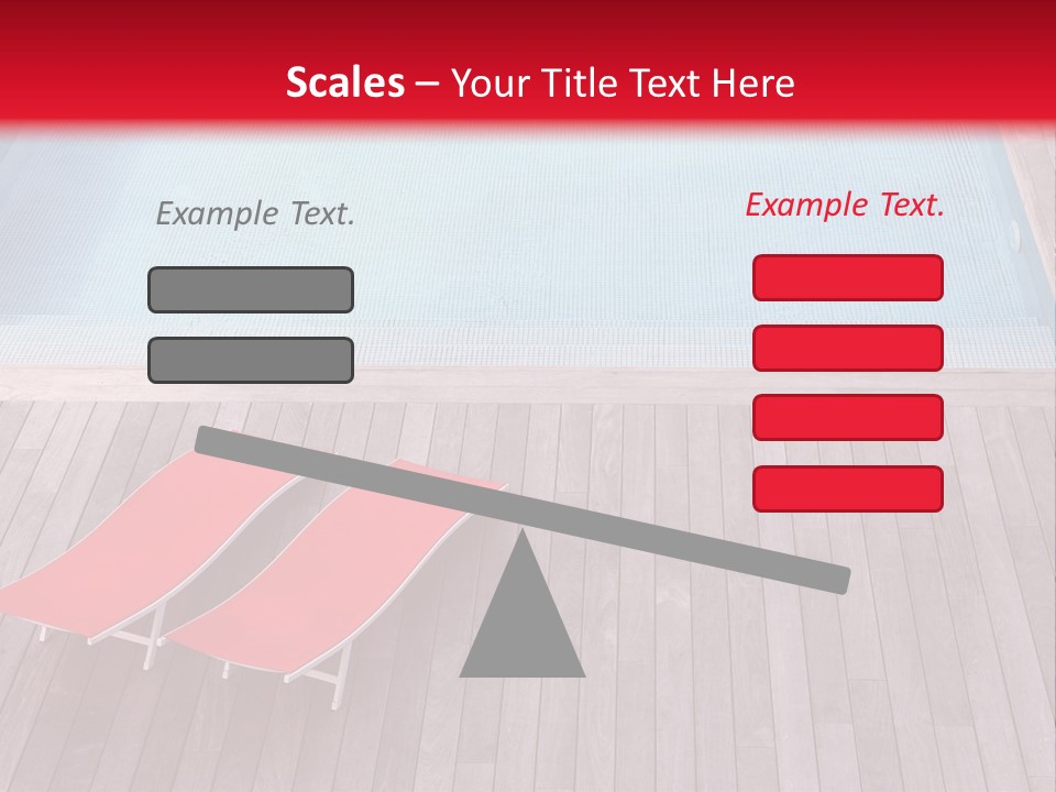 Deckchairs Large Deck PowerPoint Template