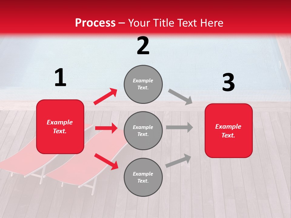 Deckchairs Large Deck PowerPoint Template