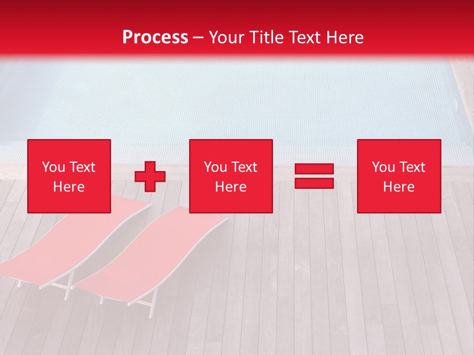 Deckchairs Large Deck PowerPoint Template