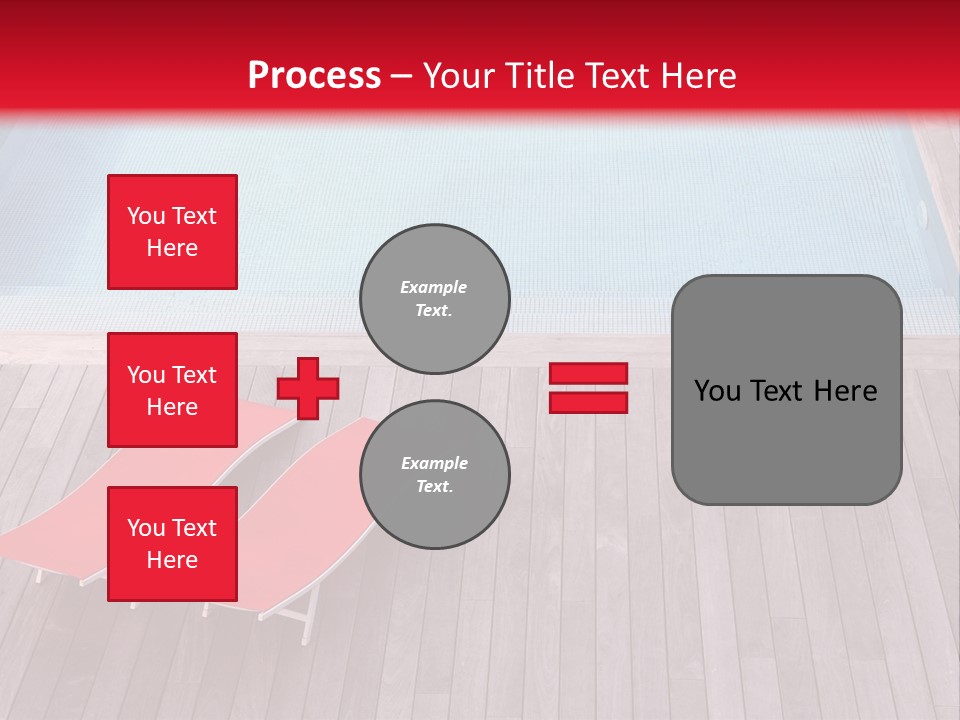 Deckchairs Large Deck PowerPoint Template