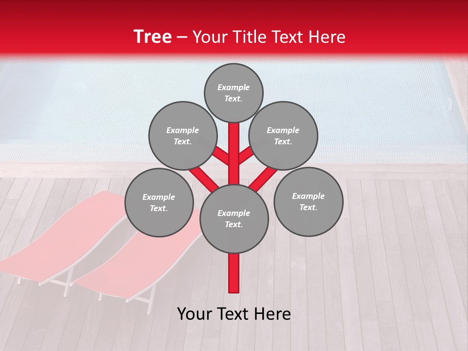 Deckchairs Large Deck PowerPoint Template