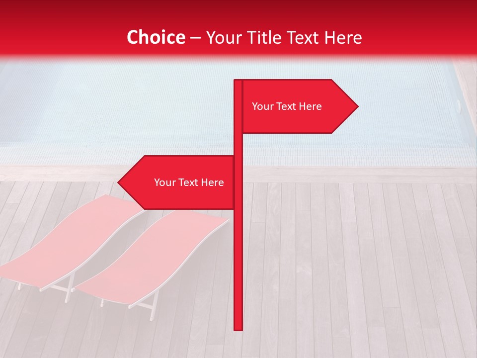 Deckchairs Large Deck PowerPoint Template