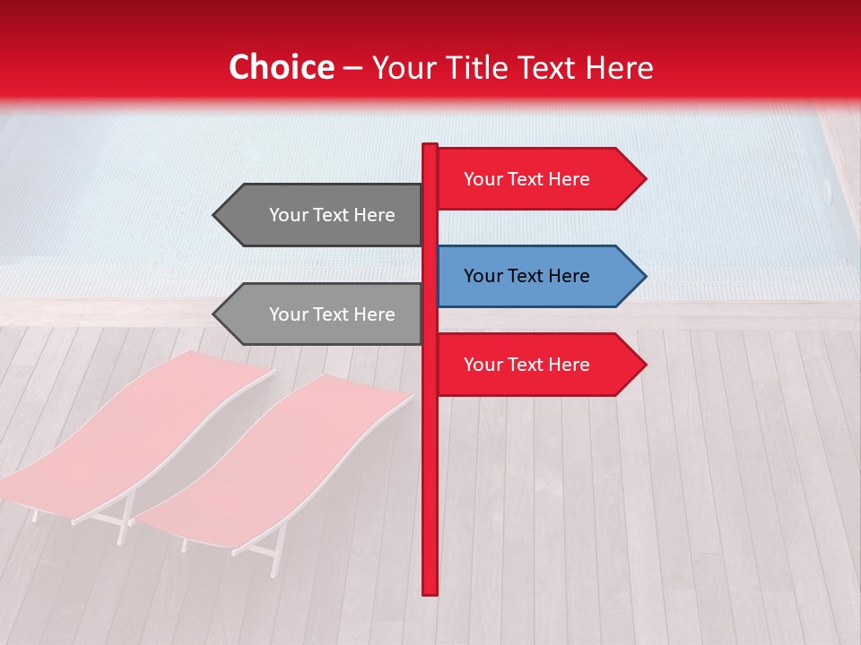 Deckchairs Large Deck PowerPoint Template