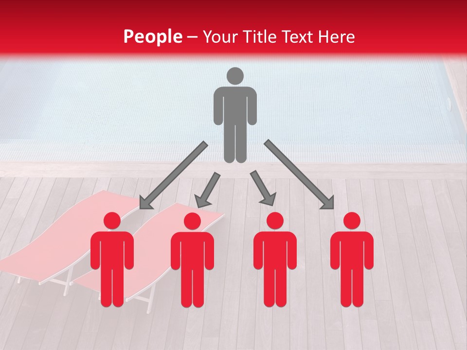 Deckchairs Large Deck PowerPoint Template