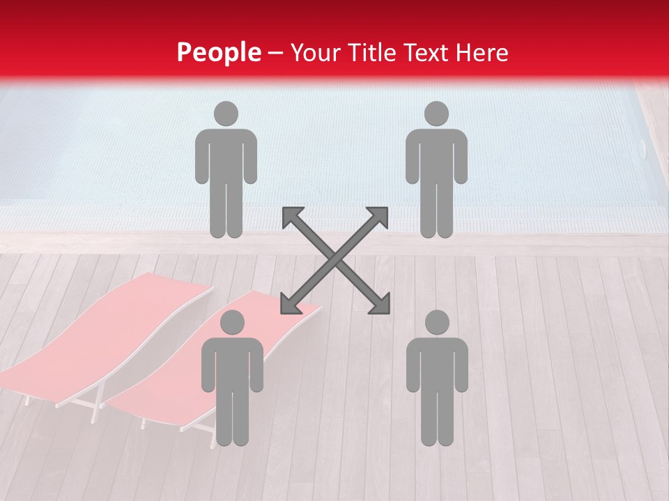 Deckchairs Large Deck PowerPoint Template