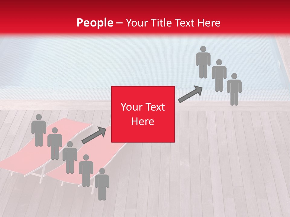 Deckchairs Large Deck PowerPoint Template