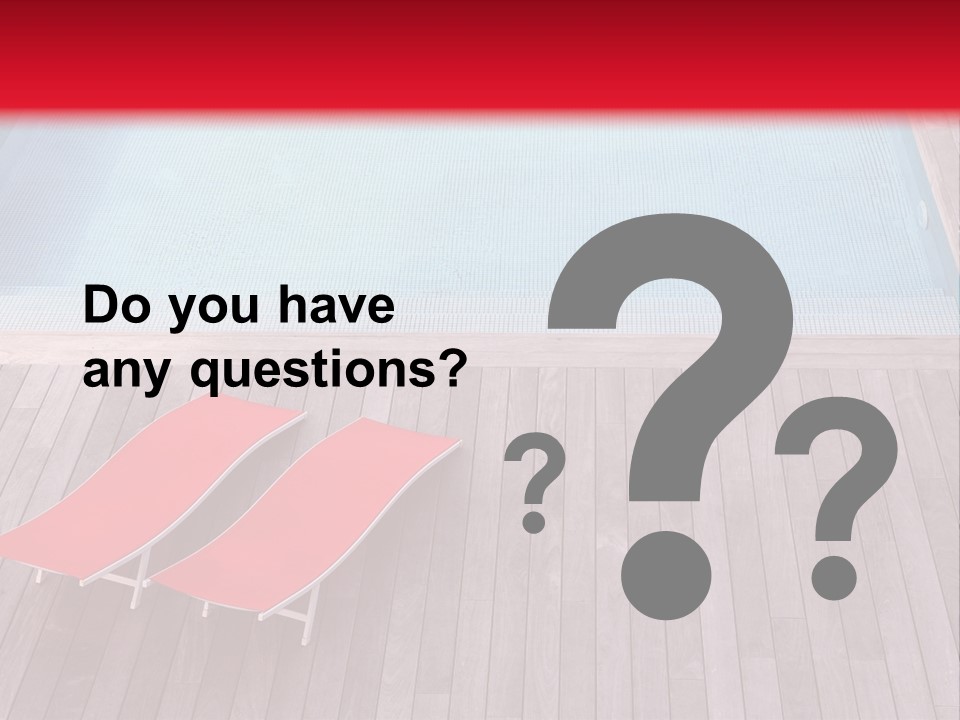 Deckchairs Large Deck PowerPoint Template