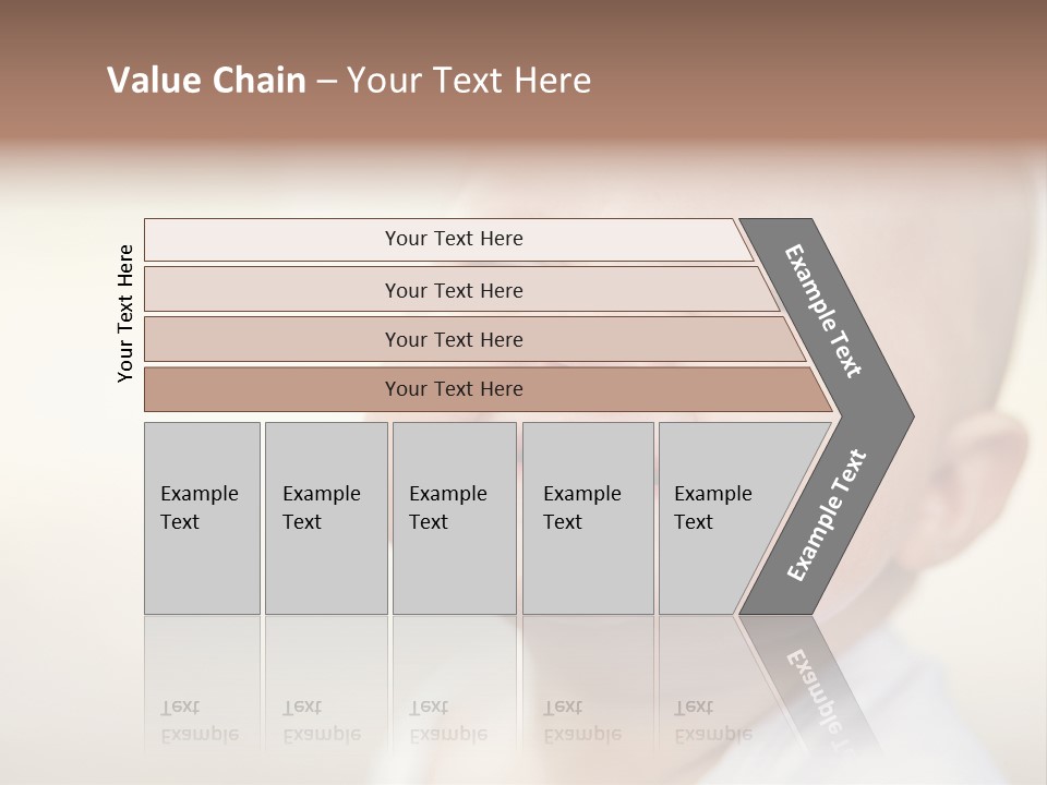 A Baby Laughing With His Eyes Closed PowerPoint Template