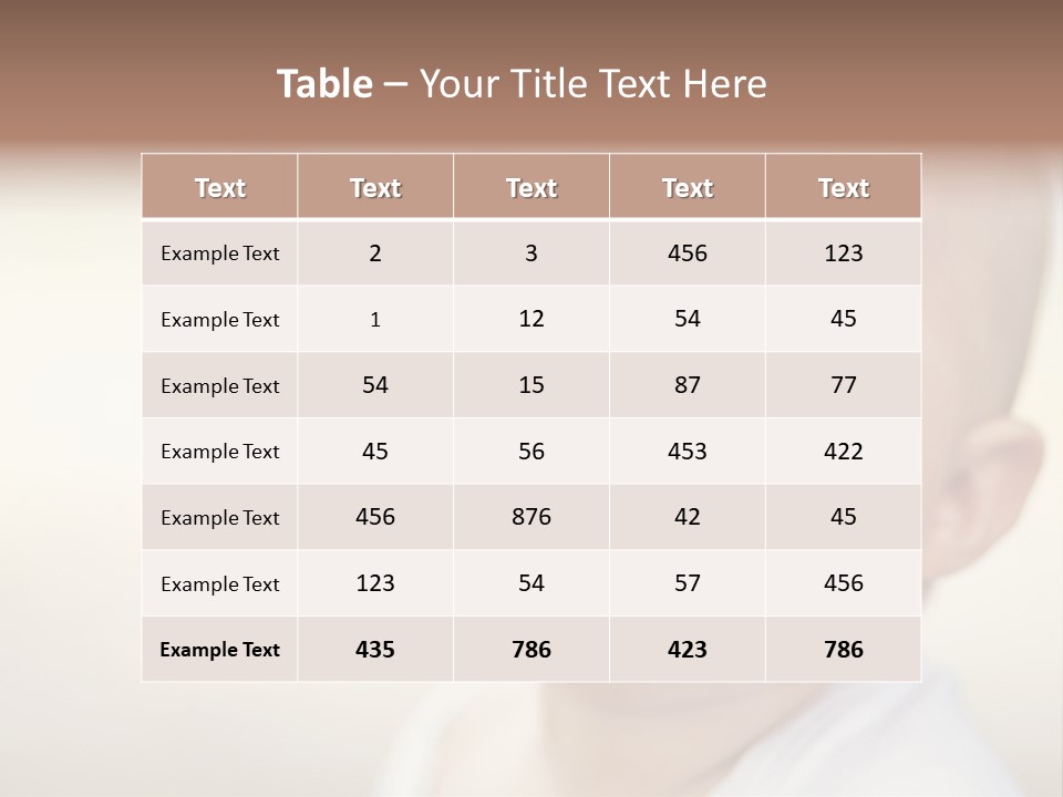 A Baby Laughing With His Eyes Closed PowerPoint Template