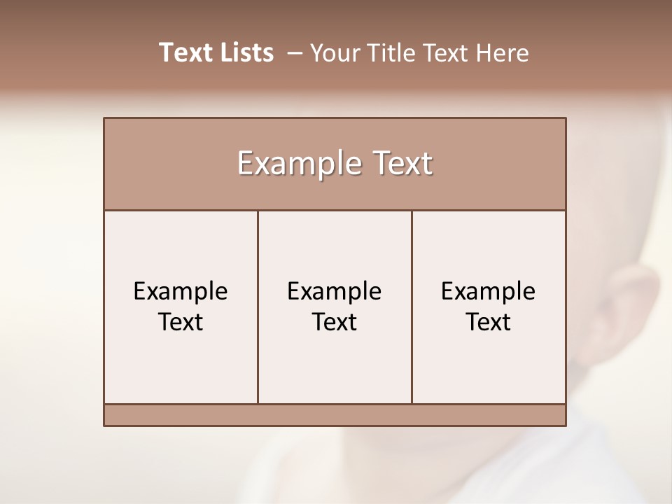 A Baby Laughing With His Eyes Closed PowerPoint Template