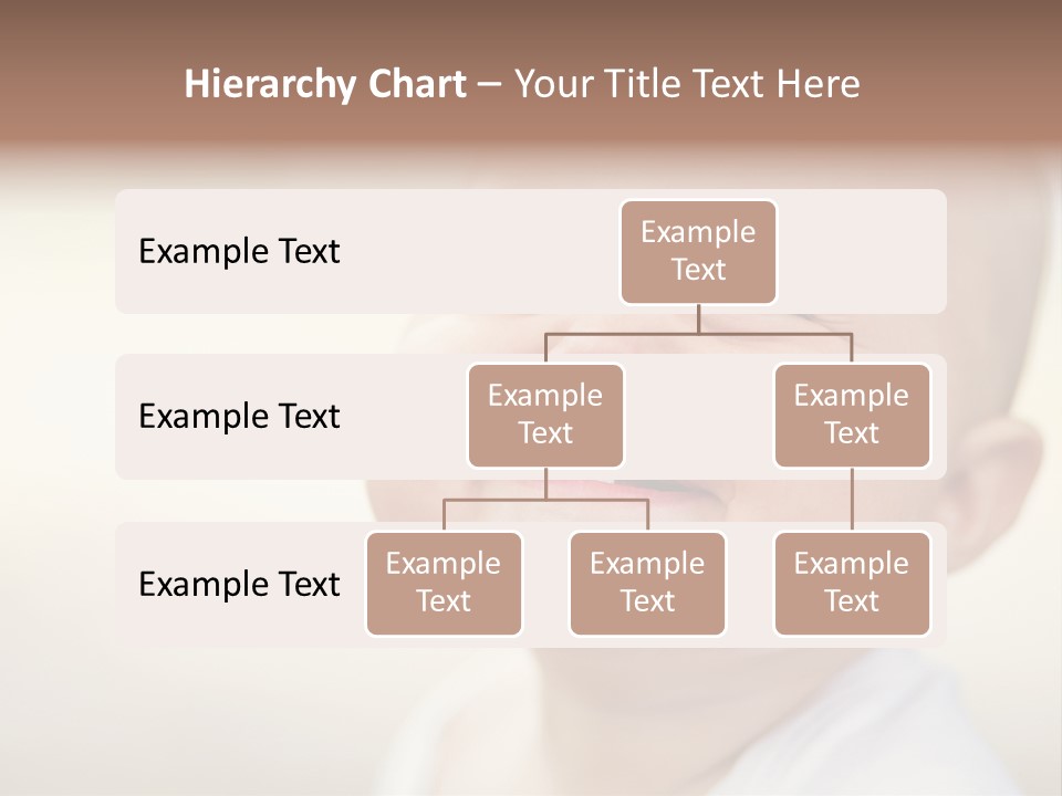 A Baby Laughing With His Eyes Closed PowerPoint Template